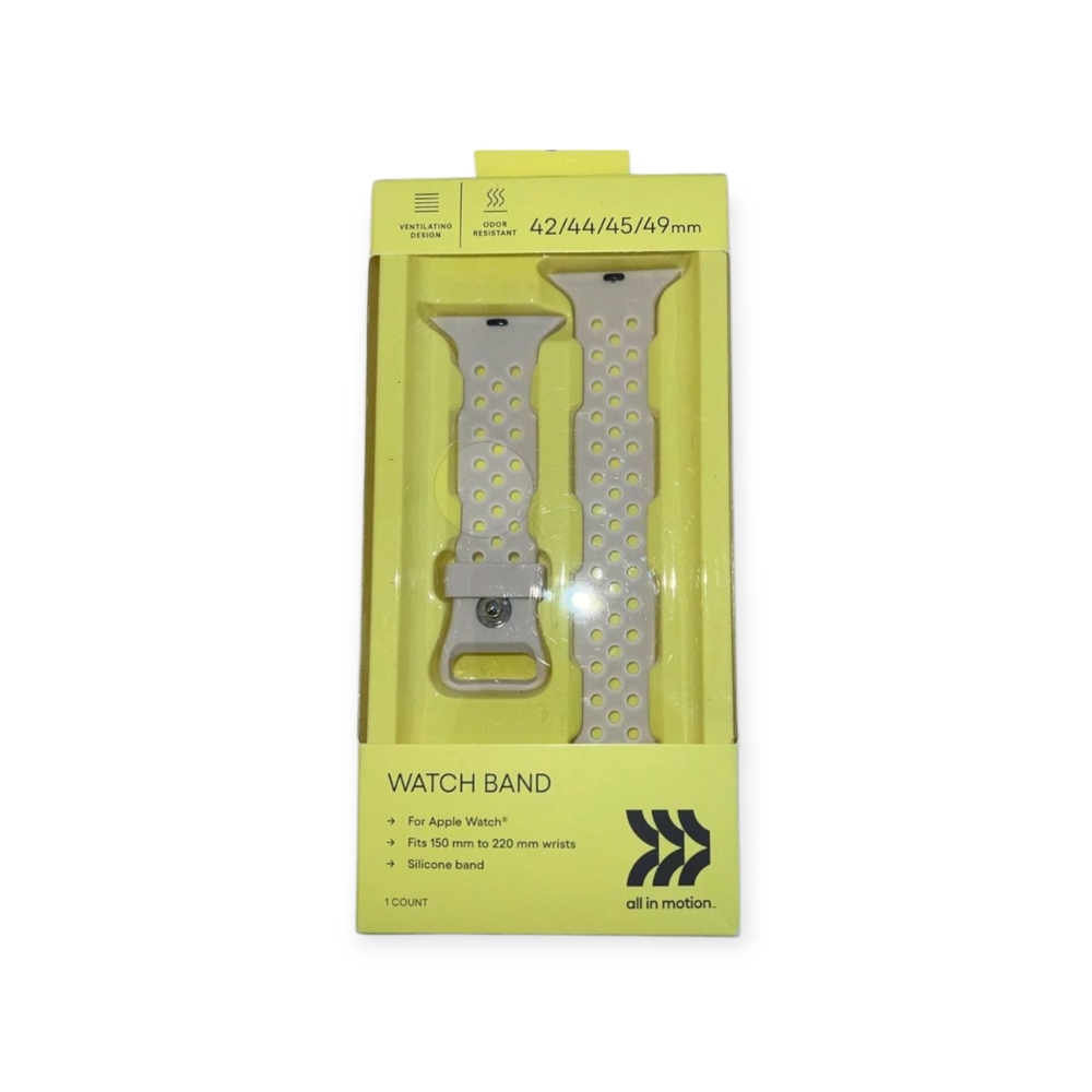 All in Motion Apple Watch Band Gray 42/44/45/49mm Ventilating Design Odor Resist